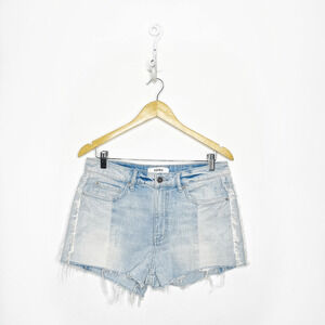 PISTOLA WINNIE LIGHT WASH TWO TONE DENIM SHORTS women's 29